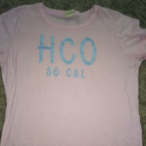 Hollister baby pink tshirt